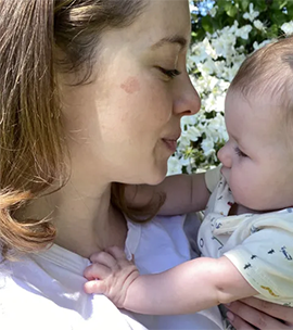 Mom Erin and Baby Wynn